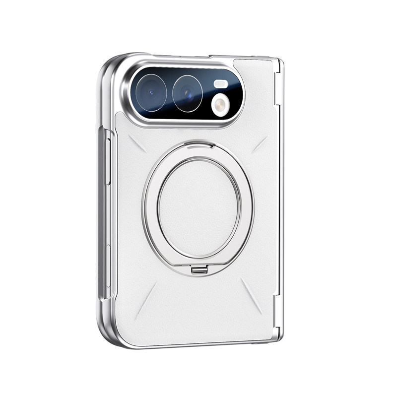 适用iPhoneduo手机壳电镀素皮