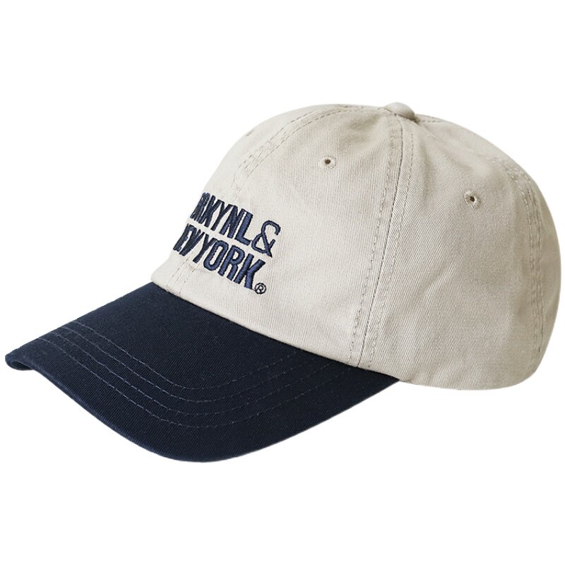 印计谷羽设计师自留美式复古棒球帽女秋逛街时尚百搭显脸小鸭舌帽