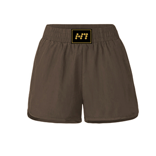 荷动/运动短裤女防走光训练跑步健身宽松透气速干百搭显瘦五分裤