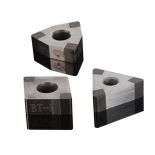 郑州富耐克CBN碳化硼数控刀片超硬车刀片WNGA080408FBS生铁料刀片