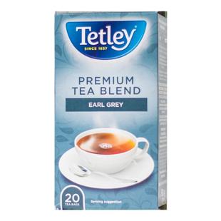 Tetley英国泰特利伯爵红茶传统英式下午茶袋泡茶佛手柑香EarlGrey