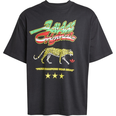 Adidas/阿迪达斯正品三叶草男士经典印花透气圆领短袖T恤KA4553