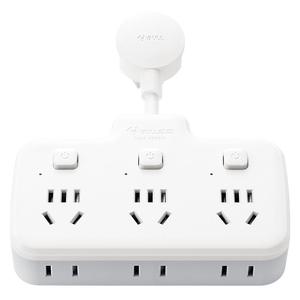 公牛插座转换器多功能插排宿舍用一转二三扩展孔位插头插线板插板