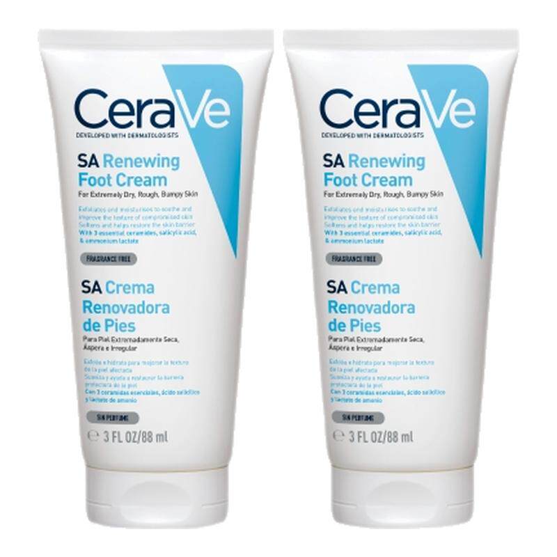 【海外店】CeraVe适乐肤水杨酸足霜双支补水修护去角质官方正品