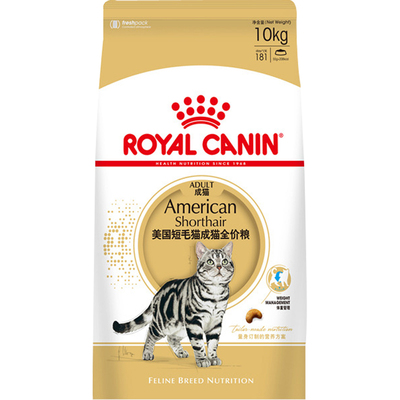 皇家猫粮10kg美短成专用特价包邮