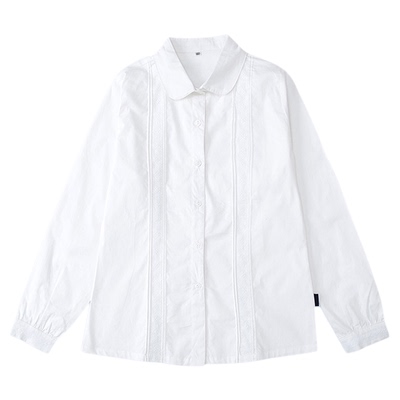 伊顿校服工厂白色纯棉衬衫班服