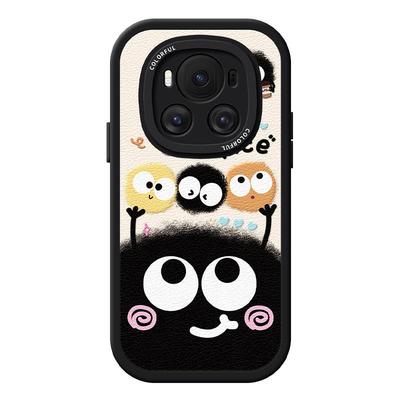 适用荣耀magic8手机壳女款magic7pro保护套新款honor全包防摔magic6至臻版硅胶小羊皮手链5por可爱煤球华为软