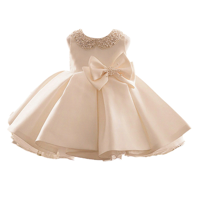 小花童礼服女婚礼夏季公主蓬蓬裙