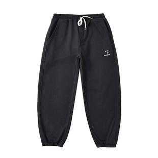 胖童装男女童加肥加大冬季加绒卫裤中大童儿童宽收口运动裤长裤子