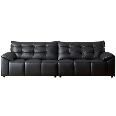 双虎大黑熊真皮沙发轻奢现代