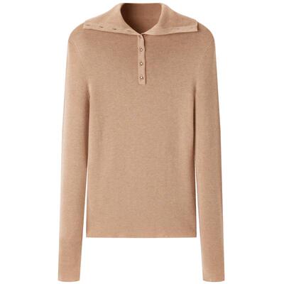 PEACEBIRD/太平鸟翻领打底衫