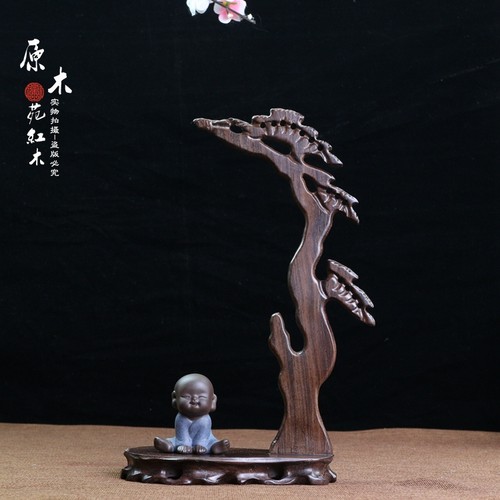 木雕挂件架家居摆件底座实木工艺品装饰木架木制挂玉架橱窗摆件