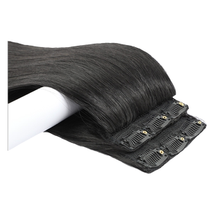 真发发片手织包边隐形无痕假发片增发量蓬松真人发接发加厚一片式