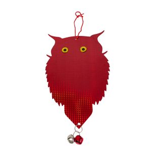 驱鸟神器赶鸟猫头鹰农田阳台彩带强反光镭射双面闪光带吓鸟驱鸟器