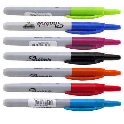 美国三福sharpie记号笔黑色