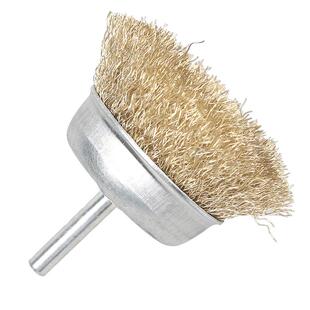 钢丝刷碗型t型打磨头钢丝磨头除锈刷抛光打磨轮电动木工打磨工具