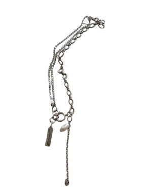 多样式戴法拼接银皓石镶钻项链