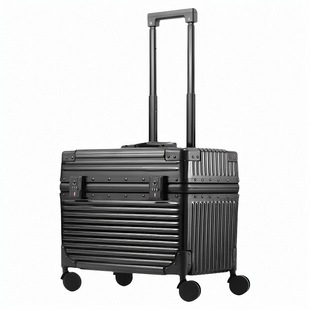 铝框16寸上翻盖拉杆箱18寸行李登机箱横款男女20寸旅行摄影机长箱