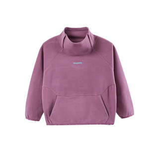 半度闲女大童高领加绒卫衣洋气秋冬装25新款女孩冬季加厚运动上衣