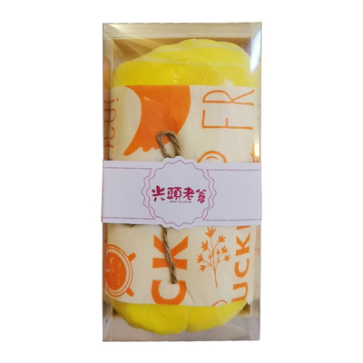 网红光头老爹奶黄芝麻毛巾卷蛋糕