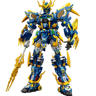 赵云机甲益智拼装积木玩具高难度巨大型男孩拼图儿童礼物2026新款