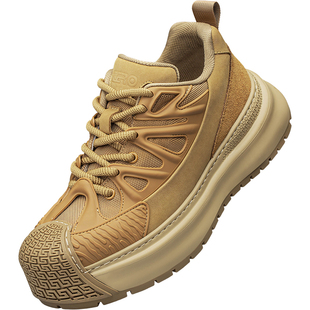 【包头防护】ZRO零度运动休闲鞋25秋冬季时尚真皮厚底增高男鞋