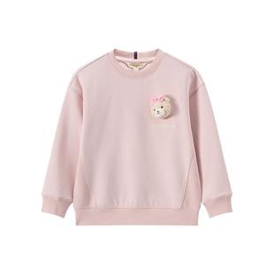 TeenieWeenie Kids小熊童装25年新款女童可爱风玩偶长袖套头卫衣
