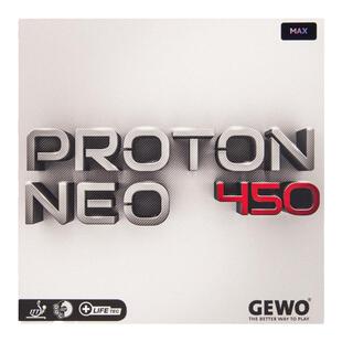 GEWO捷沃葡萄450乒乓球胶皮球拍彩蓝色反胶套胶475涩性PROTON NEO
