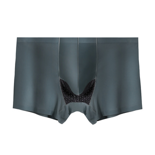 精索枪弹式分离内裤男阴囊托静脉底裤冰丝囊袋曲张男士平角短裤头