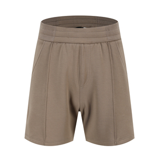 OaOO 羊毛莫代尔空气层Cleanfit舒适休闲宽松通勤五分运动短裤男