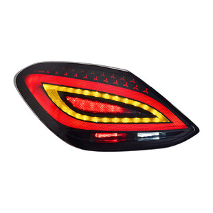 专用于15-21款奔驰C级W205尾灯总成改装LED流水转向灯后尾灯