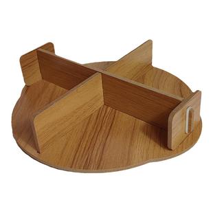 电脑显示器增高架台式书房办公桌面收纳简约圆形小巧护颈抬高底座