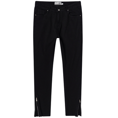 高街牛仔裤harshandcruel拉链