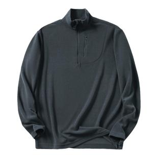 轻量化户外猛货！意式高端秋冬男女情侣蜂窝小方格保暖长袖抓绒衣