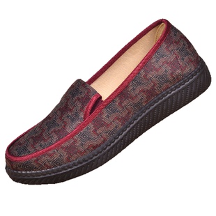 老北京布鞋女新款妈妈鞋防滑软底中老年人奶奶鞋春季老太太鞋宽松