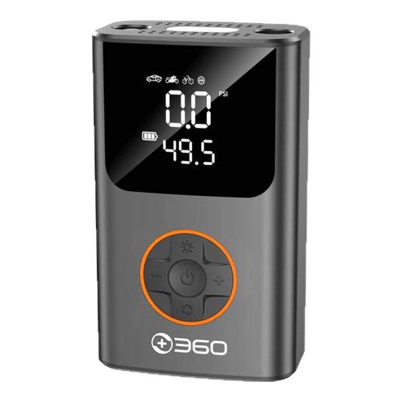 360车载充气泵便携多功能打气筒胎压显示小型打气泵摩托车自行车