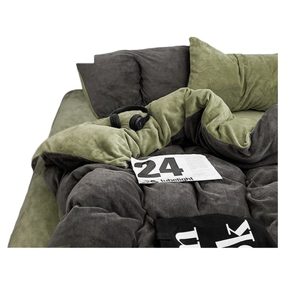 【顺丰速度！】牛奶绒被套不掉毛