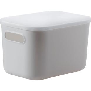 日本霜山桌面收纳盒子塑料家用衣服整理箱零食杂物化妆品储物盒