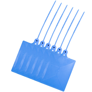 100条包邮安能物流吊牌挂签韵达子单标签牌中通桔色塑料铅封扎带