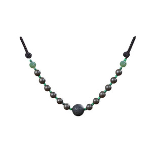 【千伶香】扶摇直上亲子合香珠项链儿童可调节简约和田玉兰亭序香