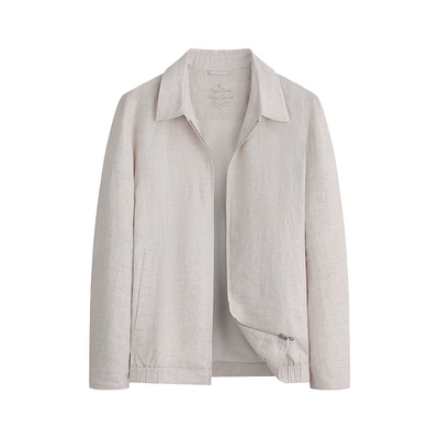 男士老钱风春夏透气长袖休闲外套