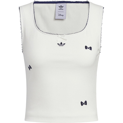 Adidas/阿迪达斯正品三叶草女士修身短裤图案透气背心KC3102