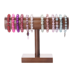 实木手串架佛珠文玩串串收纳架挂手镯手链水晶链挂件架首饰展示架