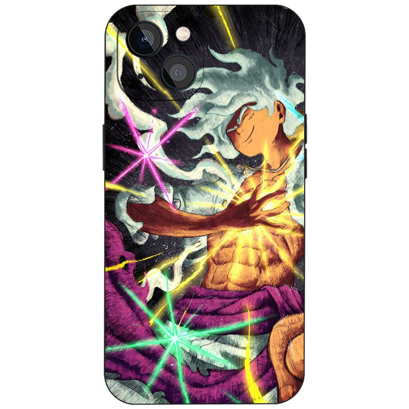 海贼王尼卡路飞彩色星光漫画手机壳同人周边适用苹果17磨砂硅胶16动漫二次元15磁吸iPhone18ProMax防摔保护套