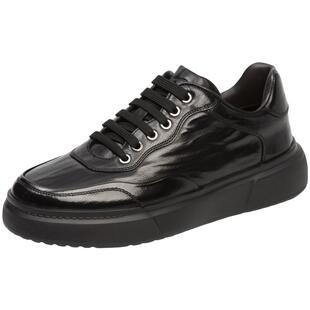 沙驰男鞋男士休闲鞋轻便透气真皮牛皮时尚潮流百搭增高老爹鞋