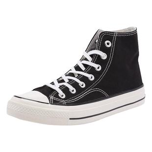 官网1970s经典款女鞋限定网红男鞋高帮板鞋黑色百搭情侣帆布鞋女