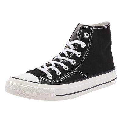 官网1970s经典款女鞋限定网红男鞋高帮板鞋黑色百搭情侣帆布鞋女