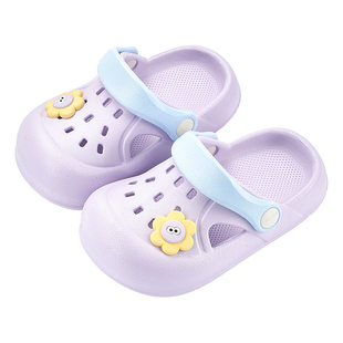 巴拉巴拉儿童拖鞋女童夏季宝宝洞洞鞋可爱小孩洗澡男童沙滩凉拖鞋