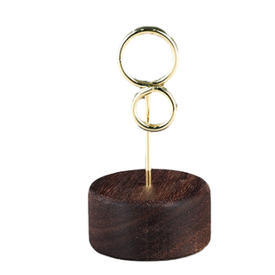 实木立式标签夹桌面立牌夹台卡支架展示架便签名片纸桌卡夹桌号牌照片展示夹子菜牌菜品名称留言卡片架座台签