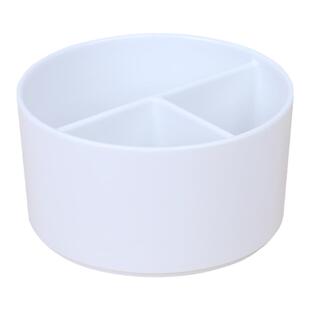 毛笔笔洗塑料仿瓷水盂多功能多格三格三件套书法国画文房四宝用品